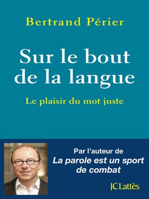 cover image of Sur le bout de la langue